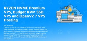 HostEONS，美国大带宽便宜VPS特价优惠低至$3/月，美国盐湖城AMD Ryzen系列，KVM虚拟架构/10Gbps超大带宽
